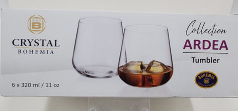 11 OZ 6PC GLASS TUMBLER