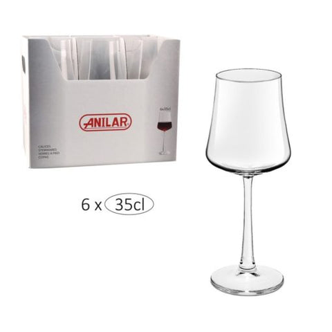 6 PC WINE GLASS