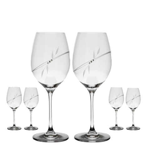 360ML-6PC HANDMADE WINE GLASS