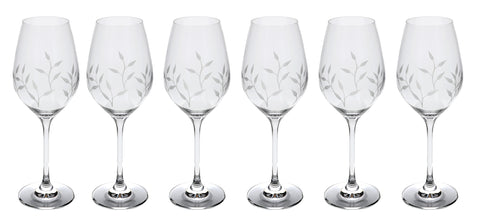 360ML-6PC HANDMADE WINE GLASS