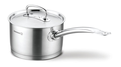 3.8L S/S SAUCE POT W/LID - 8.5"x5.5"