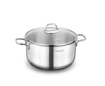 6.8L S/S POT W/LID - 10"x5"