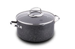 5.0 L GRANITE POT W/LID - 9.5"x5"