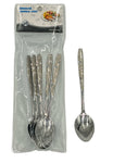 6 PC TEA SPOON-STAR-SILVER - 100/CS