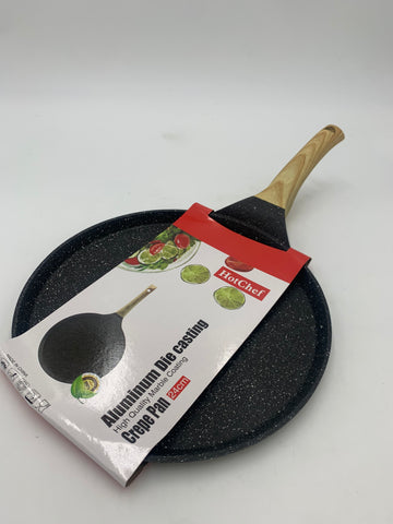 24CM CREPE PAN W/WOOD HANDLE