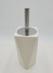 TOILET BRUSH W/HOLDER-WHITE