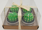 4PC MINI CACTUS CANDLE SET