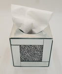 GLITTER NAPKIN HOLDER-SQUARE-S