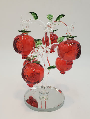 7"X5.5" FRUIT GLASS DECOR