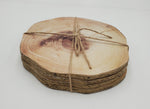 4 PC WOODEN HOT POT-5.75"