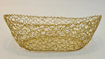 OVAL BASKET - GOLD