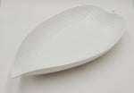 17.75"x9.5" PORCELAIN LEAF PLATTER