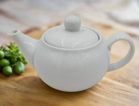 SMALL TEA POT-WHITE