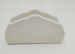 3"x5.25"PORCELAIN NAPKIN HOLDER-WHITE