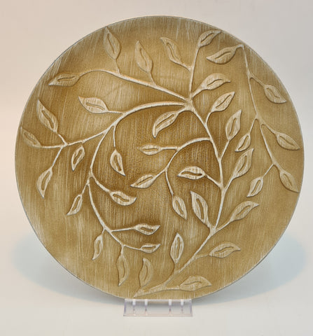 12.5" CHARGER PLATE-BEIGE