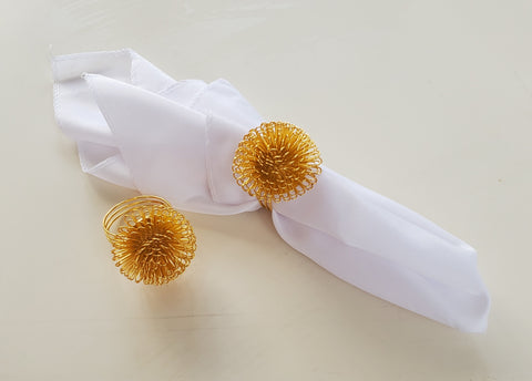 NAPKIN RING-GOLD- 1 PC