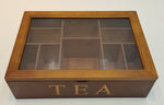 WOODEN TEA CHEST-BROWN-XL