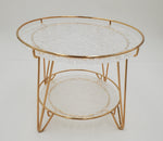 10"x8.5" STAND W/PLATE-GOLD-ROUND