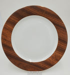 13.5" PLATTER-ROUND-BROWN DESIGN