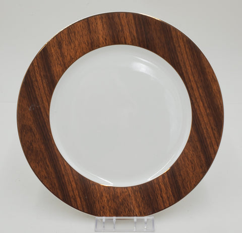 10.5" DINNER PLATE-BROWN DESIGN