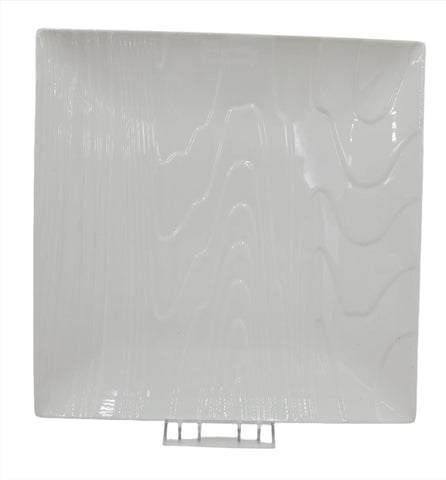 10.5" SQUARE PLATE-WHITE