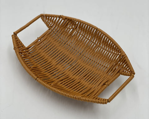 10" x7" WOODEN BASKET-OVAL