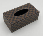 9.25"x4.75"x3.5" NAPKIN HOLDER-CHECKERED