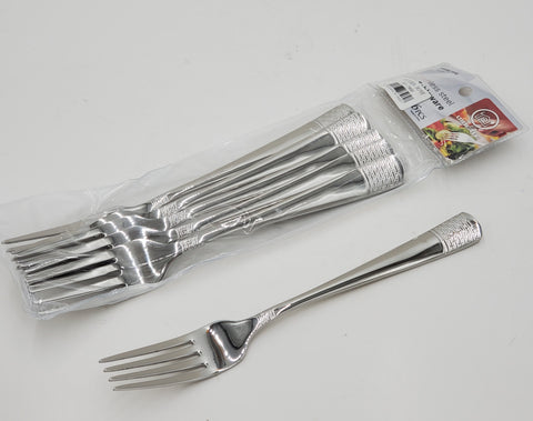 6 PC DINNER FORK-SILVER