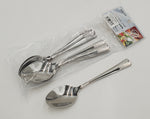 6 PC DESSERT SPOON-SILVER