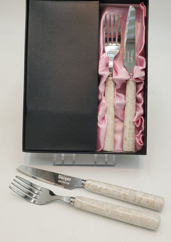 6PC FRUIT KNIFE & FORK SET