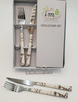 6PC FRUIT KNIFE & FORK SET