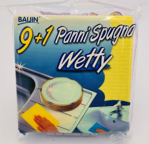 10 PC WET CLEANING CLOTH