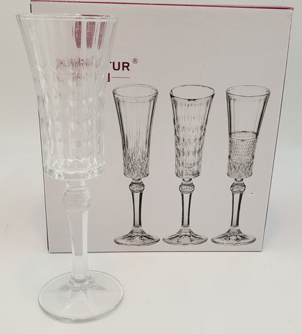 6 PC CHAMPAGNE GLASS