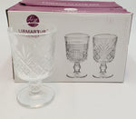 6 PC FOOTED SHOT GLASS-2 OZ