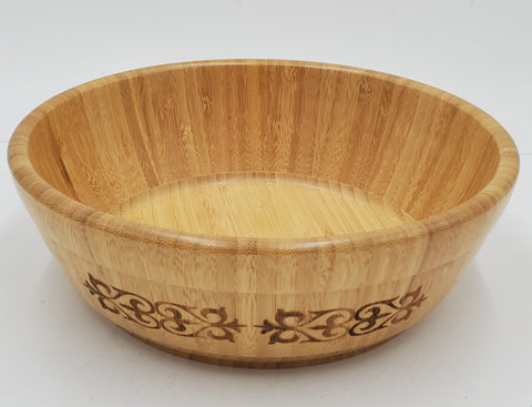 9.5"x3.5" BAMBOO BOWL