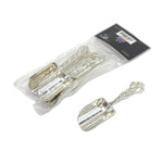 6PC MINI NUT SCOOP-SILVER