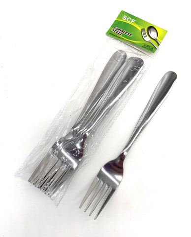 6PC DINNER FORK-SILVER