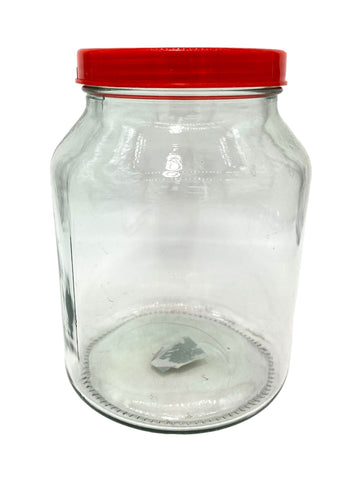 3L GLASS JAR W/LID