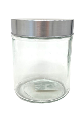 24OZ GLASS JAR W/LID