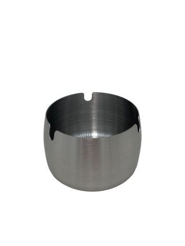 2.75"x2" S/S ASHTRAY-ROUND-SILVER