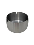 3.25"x1.7" S/S ASHTRAY-ROUND-SILVER