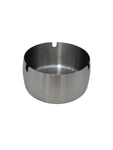 3.5"x2" S/S ASHTRAY-ROUND-SILVER