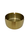 4.5"x2.25"S/S ASHTRAY-ROUND-GOLD