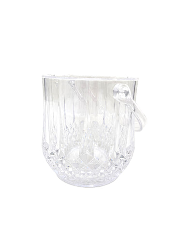 4.75"x5" CLEAR PLASTIC ICE BUCKET