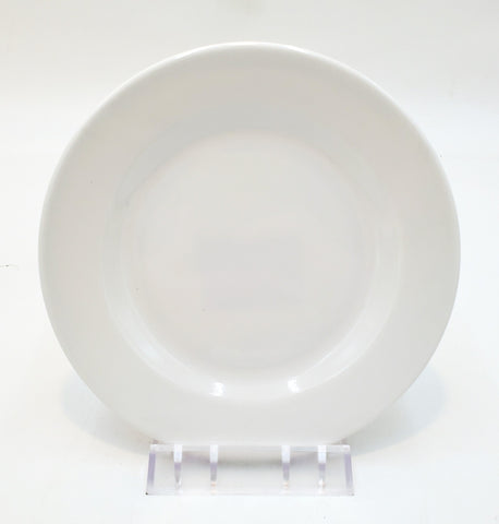 6" MELAMINE DESSERT PLATE-WHITE