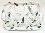 17"x12" MELAMINE TRAY-FLOWER