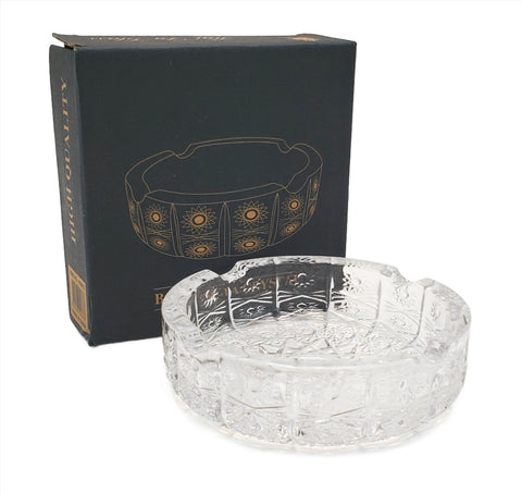 4.5" GLASS ASHTRAY-ROUND