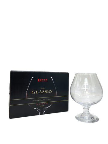 6 PC COGNAC GLASS