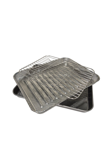 10.5"x8" 2 PC BAKING SHEET W/RACK