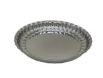 11.75"x2" ROUND TRAY-SILVER